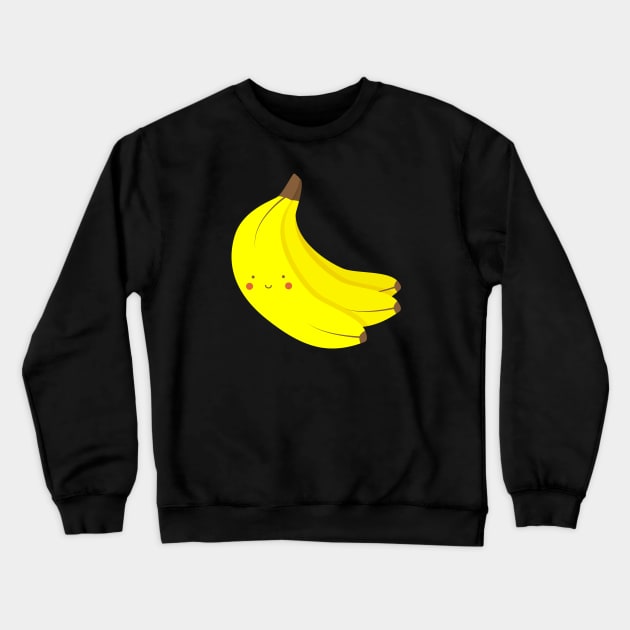 Happy Banana Bunch Crewneck Sweatshirt by designminds1